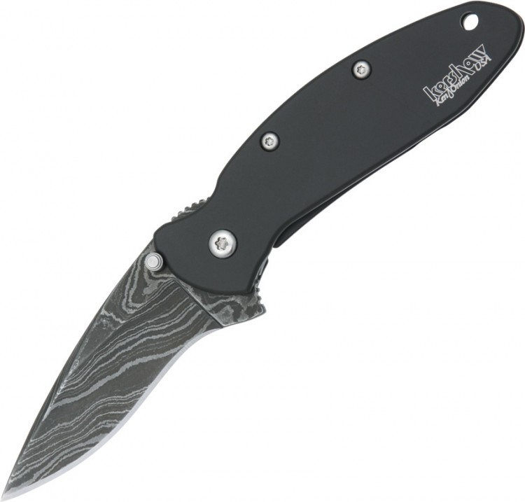 Складной нож Kershaw Scallion Damascus folding knife 1620DAMBK