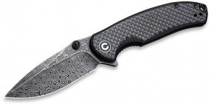 CIVIVI Pintail Flipper Knife Damascus Carbon Fiber/G10 Handles C2020DS
