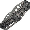 CIVIVI Biophase Damascus, Gray Aluminum G10, Black