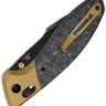 Складной нож Kizer Staffi S45VN | Black Ti CF DLC