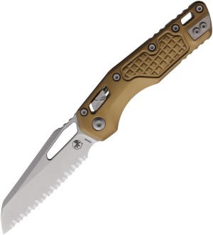 Cuchillo plegable | Navajas Microtech MSI Ram-Lok Tri Grip SW FS | Serrated