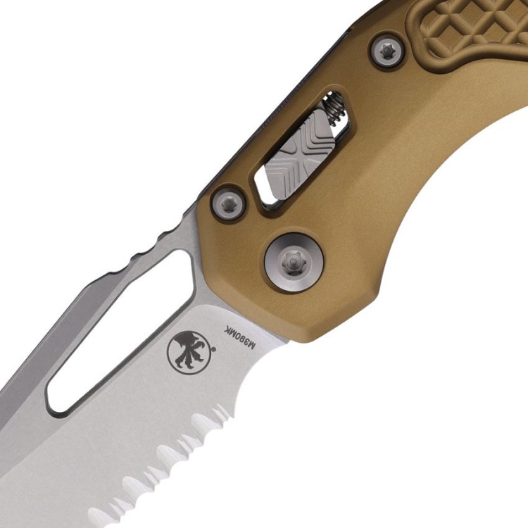 Cuchillo Cuchillo plegable | Navajas Microtech MSI Ram-Lok Tri Grip SW FS | Serrated Cuchillo Cuchillo plegable | Navajas Microtech MSI Ram-Lok Tri Grip SW FS | Serrated