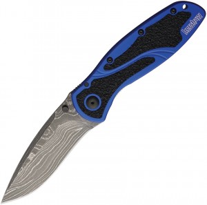 Складной нож Kershaw Blur A/O Damascus blue 1670NBDAM