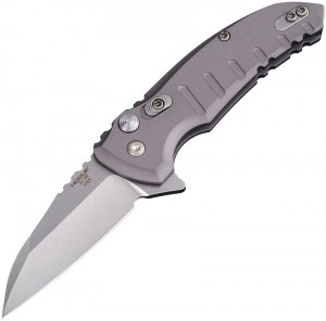 Складной нож Hogue X1 Microflip Button Lock folding knife