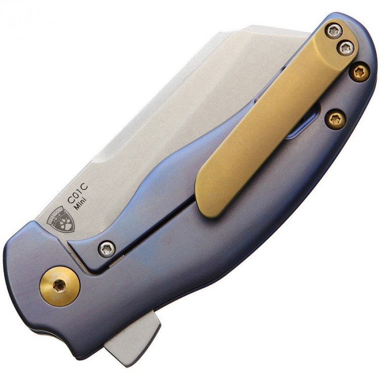 Kizer Cutlery C01C Mini Framelock, Blue folding knife Kizer Cutlery C01C Mini Framelock, Blue folding knife