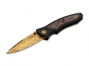 Складной нож Böker Tirpitz-Damascus Gold 110194DAM