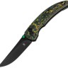 Kizer Cutlery Chili Pepper Button Lock Toxic