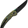 Kizer Cutlery Chili Pepper Button Lock Toxic