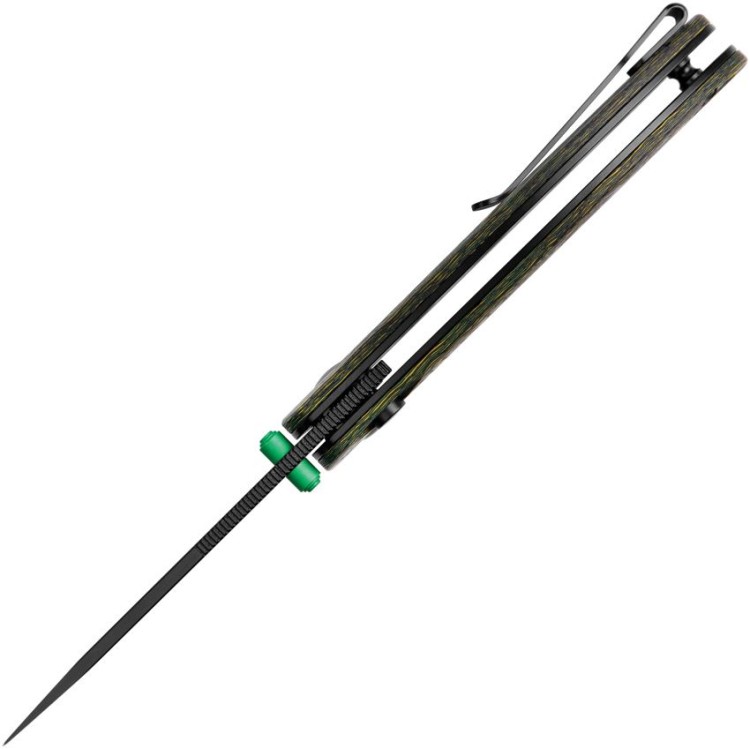 Taschenmesser Kizer Cutlery Chili Pepper Button Lock Toxic