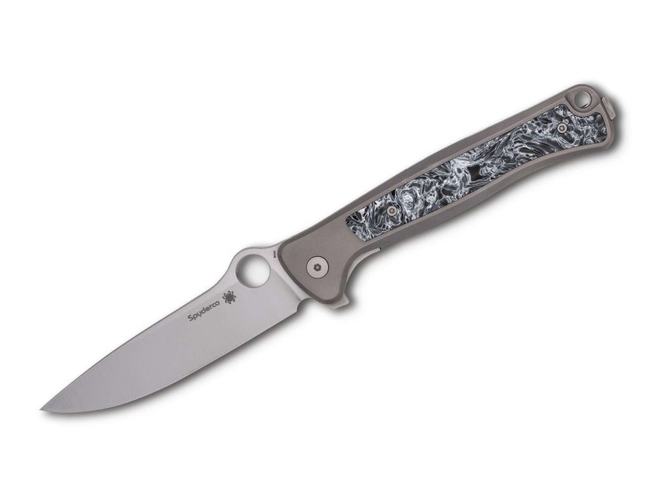 Taschenmesser Spyderco Slym M390 | Titanium