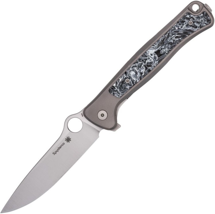 Складной нож Spyderco Slym M390 | Titanium