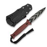 CIVIVI Perfrico 14C28N | Burgundy G10 | Black & Gray Striped