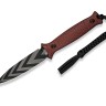 CIVIVI Perfrico 14C28N | Burgundy G10 | Black & Gray Striped