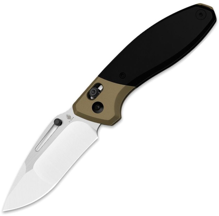Cuchillo Cuchillo plegable | Navajas Kizer Bulli S45VN | Black & Gold Titanium