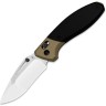 Cuchillo Cuchillo plegable | Navajas Kizer Bulli S45VN | Black & Gold Titanium