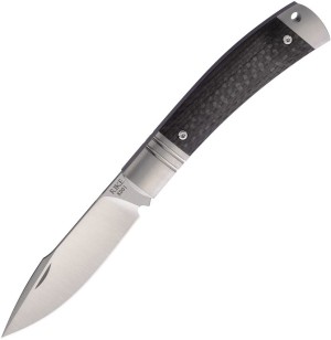 Cuchillo plegable | Navajas Rike Knife | Slip Joint | Black Carbon Fiber | Bohler M390