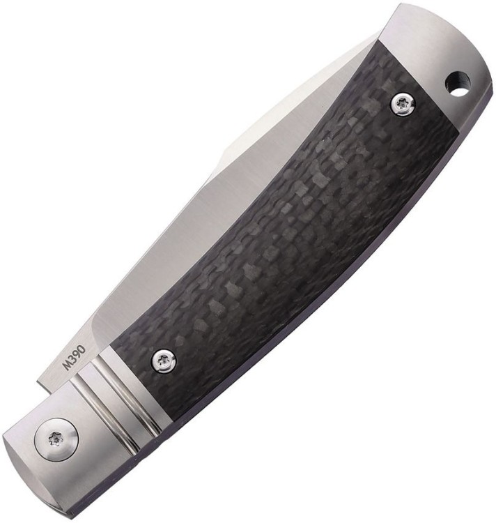 Cuchillo Cuchillo plegable | Navajas Rike Knife | Slip Joint | Black Carbon Fiber | Bohler M390