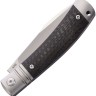 Cuchillo Cuchillo plegable | Navajas Rike Knife | Slip Joint | Black Carbon Fiber | Bohler M390