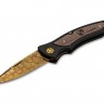 Böker Tirpitz-Damascus Gold 42 folding knife 110196DAM
