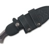 Feststehendes Messer Fox Knives East Wood Tiger Titanium CF