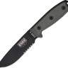 Cuchillo Cuchillo | Navajas ESEE Model 4 Part | Serrated