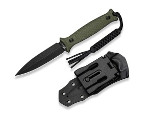 CIVIVI Perfrico 14C28N | G10 OD Green | Black Stonewash