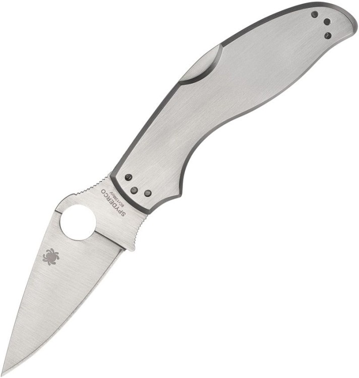 Spyderco UpTern Silver 