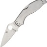 Spyderco UpTern Silver Spyderco UpTern Silver