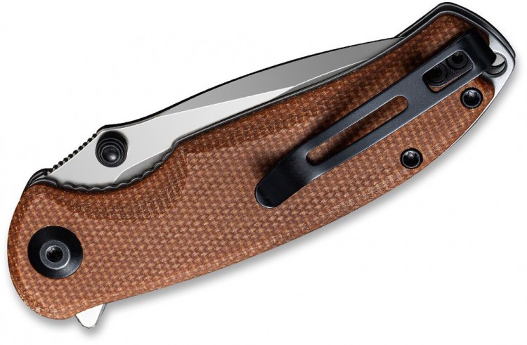 CIVIVI Pintail Flipper Knife S35VN Satin Blade, Brown Micarta Handles C2020A CIVIVI Pintail Flipper Knife S35VN Satin Blade, Brown Micarta Handles C2020A