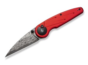 Cuchillo plegable | Navajas CIVIVI Starflare Aluminum Red, Damascus