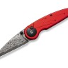 Cuchillo Cuchillo plegable | Navajas CIVIVI Starflare Aluminum Red, Damascus