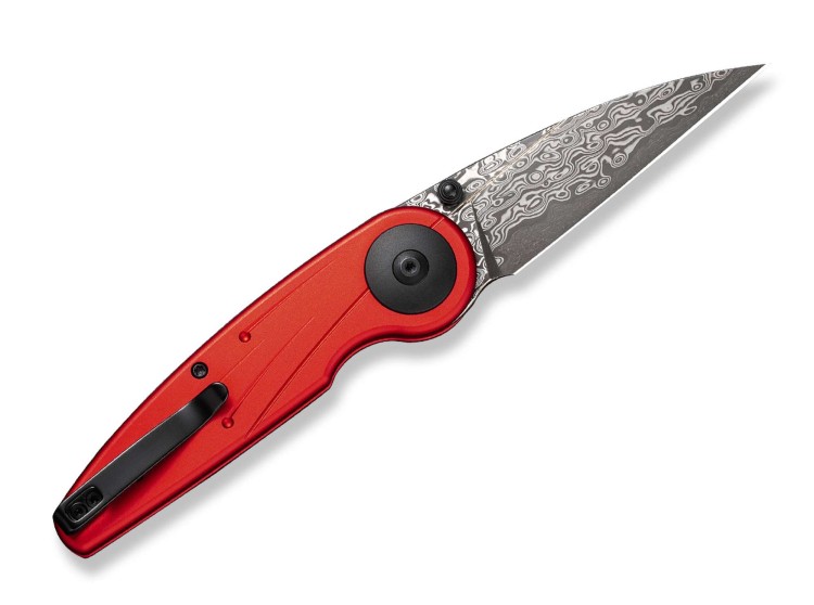 Taschenmesser CIVIVI Starflare Aluminum Red, Damascus Taschenmesser CIVIVI Starflare Aluminum Red, Damascus