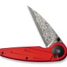 Cuchillo Cuchillo plegable | Navajas CIVIVI Starflare Aluminum Red, Damascus