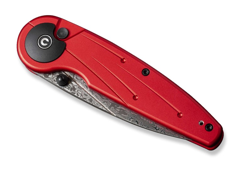Taschenmesser CIVIVI Starflare Aluminum Red, Damascus Taschenmesser CIVIVI Starflare Aluminum Red, Damascus