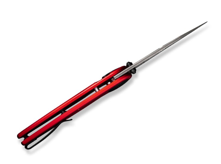 Taschenmesser CIVIVI Starflare Aluminum Red, Damascus Taschenmesser CIVIVI Starflare Aluminum Red, Damascus