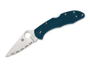 Spyderco Delica 4 | Lightweight K390 | Serrated Blue