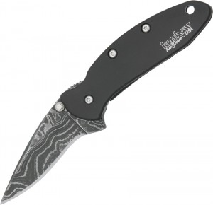 Kershaw Chive A/O Damascus folding knife 1600DAMBK