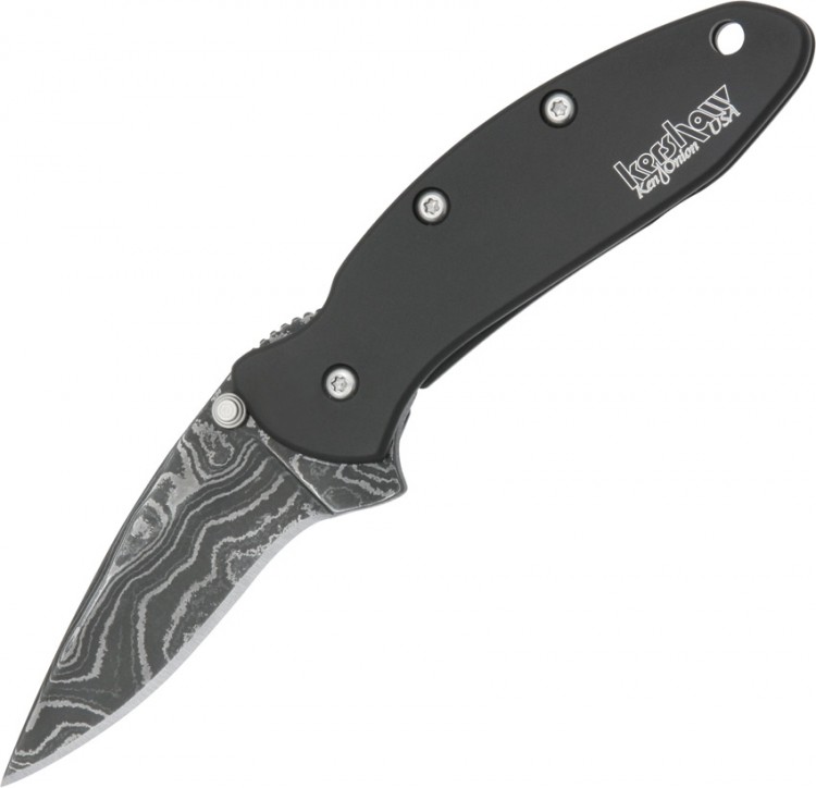 Складной нож Kershaw Chive A/O Damascus folding knife 1600DAMBK