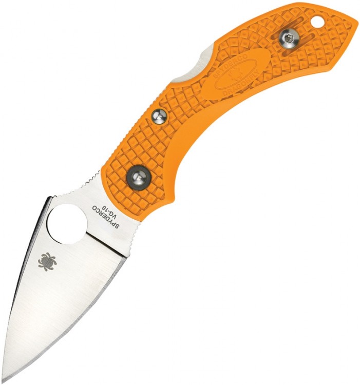 Складной нож Spyderco Dragonfly 2 FRN оранжевый C28POR2