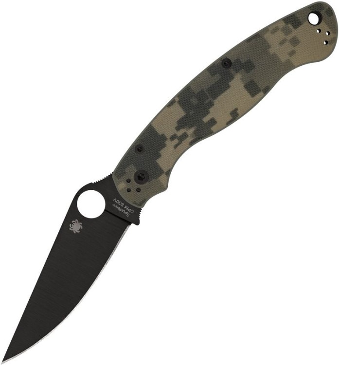 Cuchillo Cuchillo plegable Spyderco Military 2 Compression Lock foldng knife G10,camo
