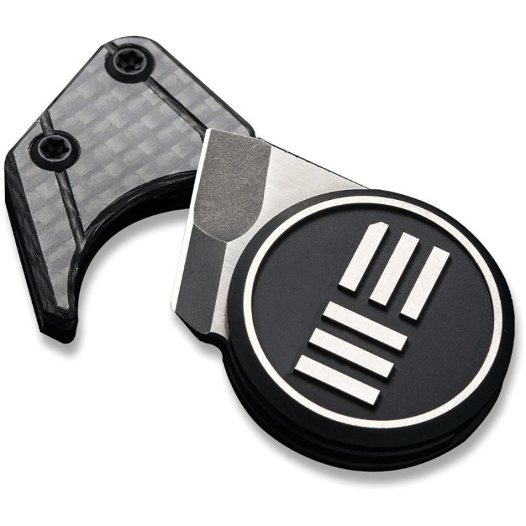 шейный нож We Knife Quark Neck Knife Silver