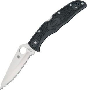 Cuchillo plegable | Navajas Spyderco Endura 4 | Lightweight Serrated