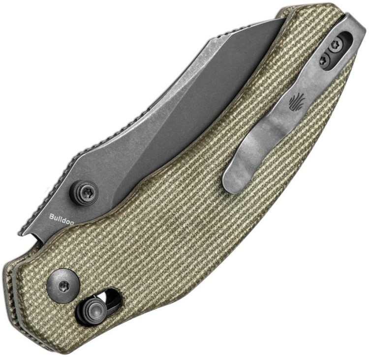 Складной нож Kizer Cutlery Bulldog | Green Micarta  Складной нож Kizer Cutlery Bulldog | Green Micarta