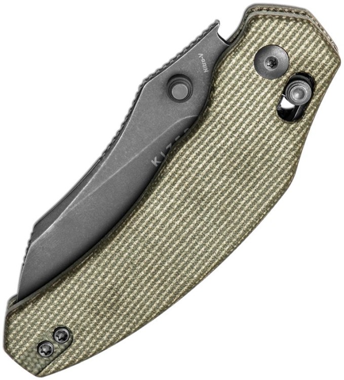 Складной нож Kizer Cutlery Bulldog | Green Micarta  Складной нож Kizer Cutlery Bulldog | Green Micarta