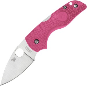 Taschenmesser Spyderco Lil' Native Lightweight CTS BD1N Pink FRN