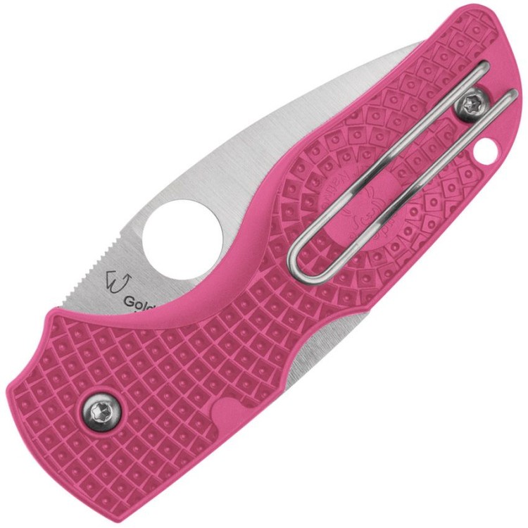 Складной нож Spyderco Lil' Native Lightweight CTS BD1N Pink FRN