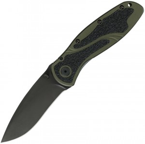 Kershaw Blur folding knife black olive drab 1670OLBLK