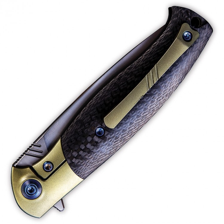 We Knife Deacon folding gold 901C We Knife Deacon folding gold 901C