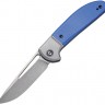 Складной нож CIVIVI Trailblazer 14C28N Stonewashed Blade синий C2018B