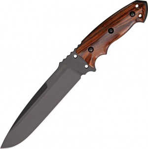 Hogue Large Tactical Fixed Blade Cocobolo wood